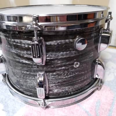 Rogers 12" R-360 tom  1968 Black Oyster/Strata image 2