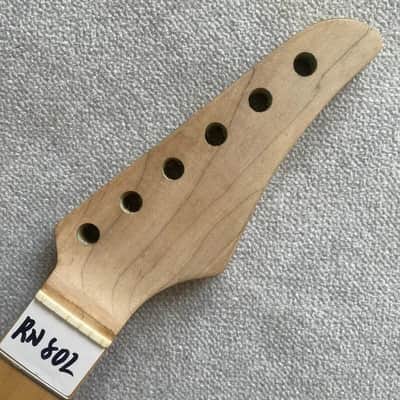 Short Scale Mini Guitar Maple Wood Neck, 24 Frets Fingerboard Fretboard image 2
