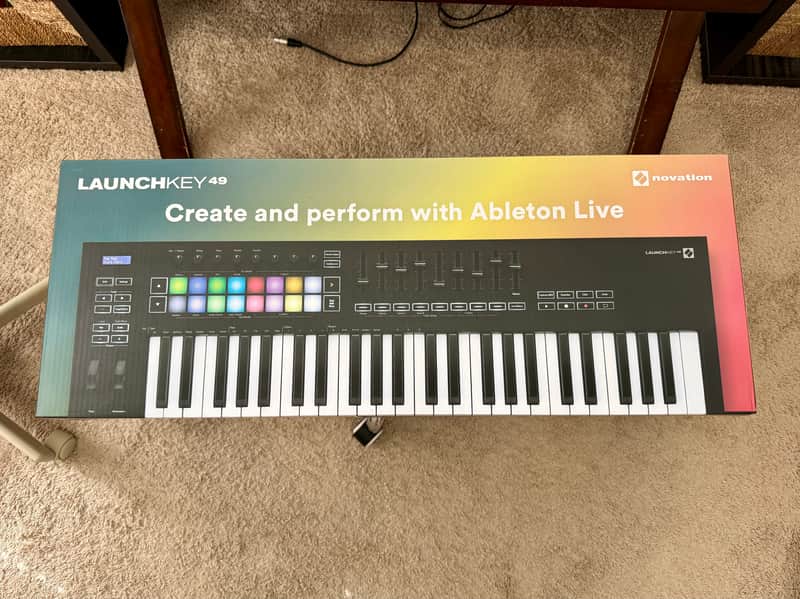 Novation Launchkey 49 MKIII MIDI Keyboard Controller - Black