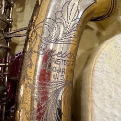 Vintage BUESCHER Aristocrat 140 Alto Saxaphone 1956 image 23