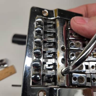 Kahler USA 2300 Tremolo bridge 1980s - Chrome -  NEAT ! image 4