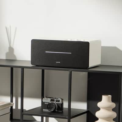 Edifier D12 Bookshelf Speaker - White image 4