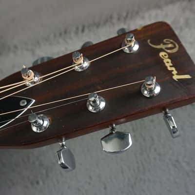 Pearl Folk Acoustic Guitar - Curly Maple - Japan Acoustic Guitar w/ Hard Case image 8