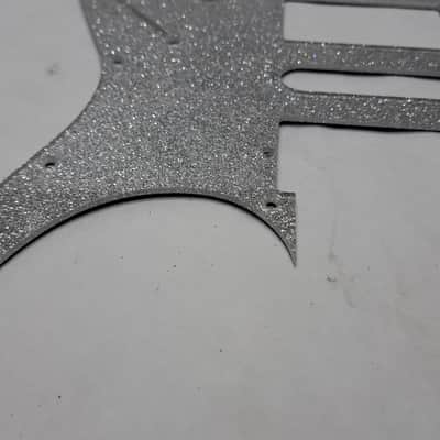 Platinum Silver Glitter Pickguard fits Ibanez (tm) RG350 MDX HSH image 22