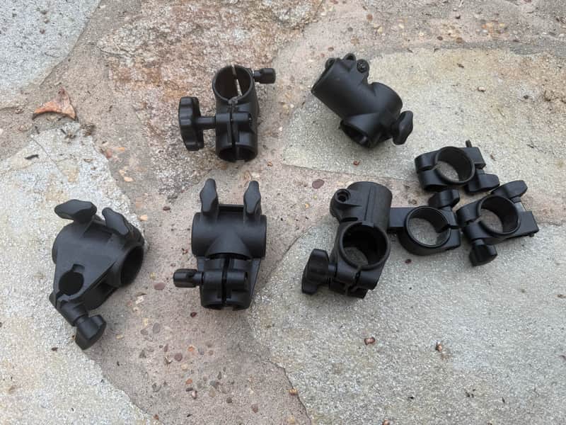 YAMAHA BULK MIX 1.5" ELECTRONIC DRUM SET PLASTIC CLAMP LOT image 1