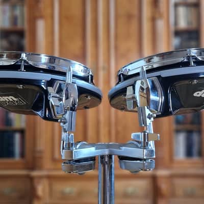 80's 2x Ddrum Pad by Clavia AB, 10 inch, piano black finish vintage image 12