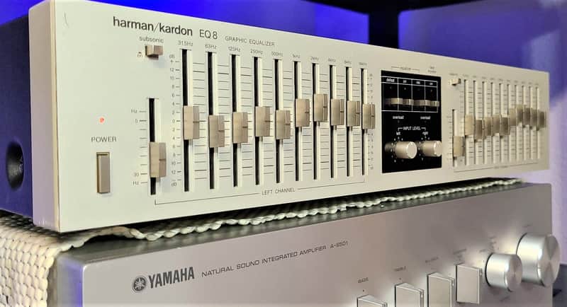 Harman Kardon EQ8 Ten Octave Graphic Equalizer Vintage || Serviced || 1980's Japan image 1