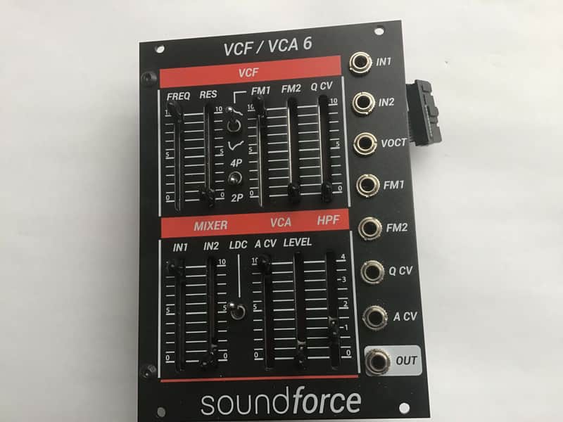 Soundforce VCF/VCA 6 Eurorack Module (Juno) - Black 2022 image 1