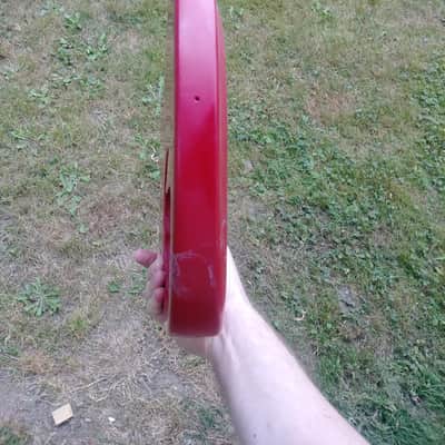 Mosrite Bluesbender Red Husk Body and Neck Vintage image 19