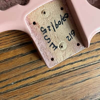 G&L CLF Research Doheny Shell Pink USA guitar body image 3