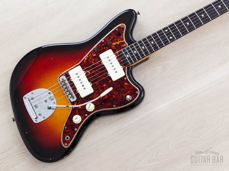 1958/1961 Fender Jazzmaster Employee Build Vintage Pre-CBS Offset Guitar Sunburst 100% Original w/ Case, Hangtag image 1