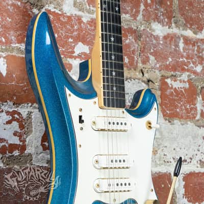 Guyatone LG-350T Custom 1978 Blue Metallic Offset MIJ Japan image 3