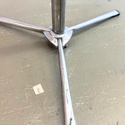 PREMIER (VGC) VINTAGE SNARE DRUM STAND 60's/70's - CHROME - FREE SHIP TO C-USA! image 2
