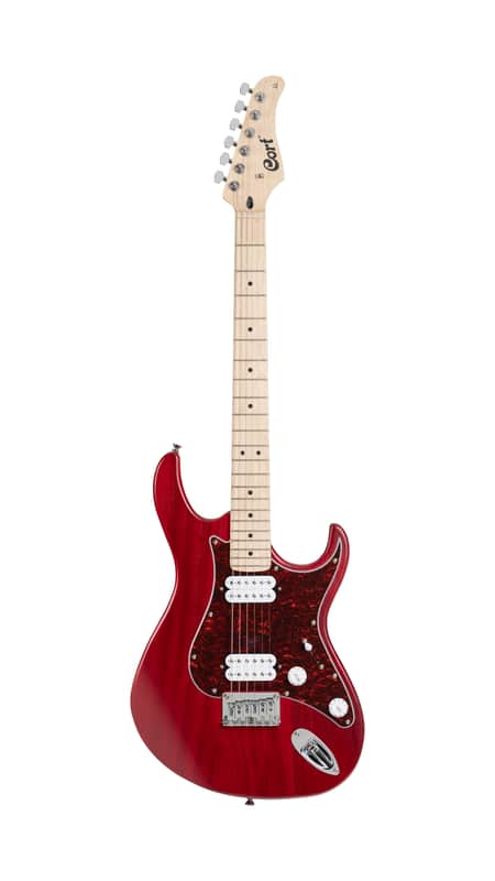 Cort G100 HH | G Series Double Cutaway Electric Guitar, Open Pore Black Cherry. New with Full Warranty! image 1