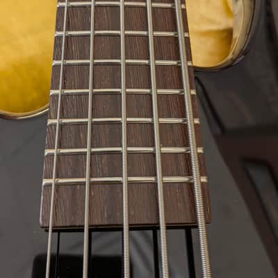 Warwick Rockbass Streamer LX LH 5 String 2022 - Solid Black High Polish image 6