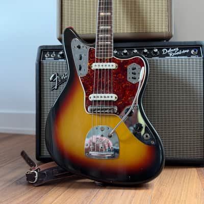 1966 Fender Jaguar with Rosewood Fretboard in Sunburst image 2