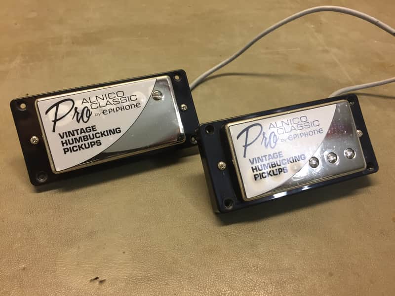 Epiphone Alnico Classic Pro Humbucker Set 2017 Nickel image 1