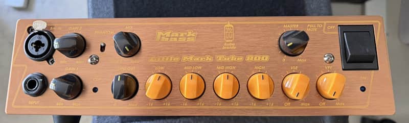 Markbass Little Mark Tube 800 800-Watt Bass Amp Head 2009 - Present - Black image 1