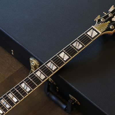 MINTY! D’Angelico Brighton Deluxe Series Double-Cut Electric Guitar Desert Sand + OHSC image 3