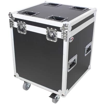 ProX XS-UTL4 Utility Flight Case w/ Black Laminate 4" Casters w/ Caster Dishes image 14