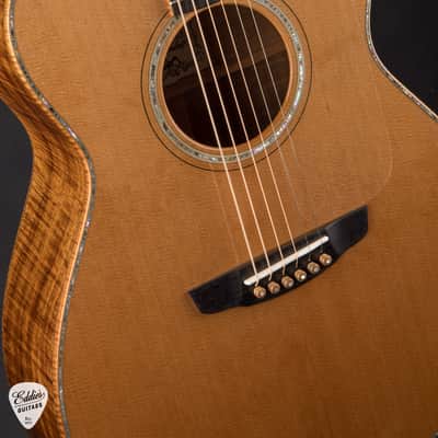 Goodall Grand Concert - Western Red Cedar/Koa image 15