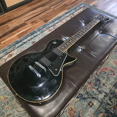 2000s Kay Vintage Series - K-LP - Singlecut - Black - w/ Hardshell Case image 2