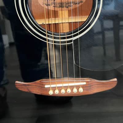 Fender Catalina Acoustic Guitar Black with Hard Case image 2