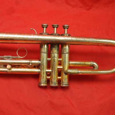 Leblanc 707 Sonic Bb trumpet 1961 - Gold plated image 10