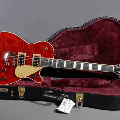 Gretsch G6228FM Players Edition Jet BT V-Stoptail Crimson Stain image 2