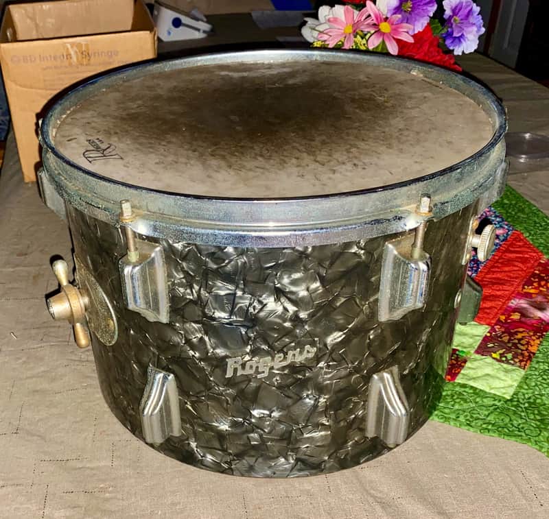 1964 Rogers Holiday 9" X 13" Tom Black Diamond Pearl image 1