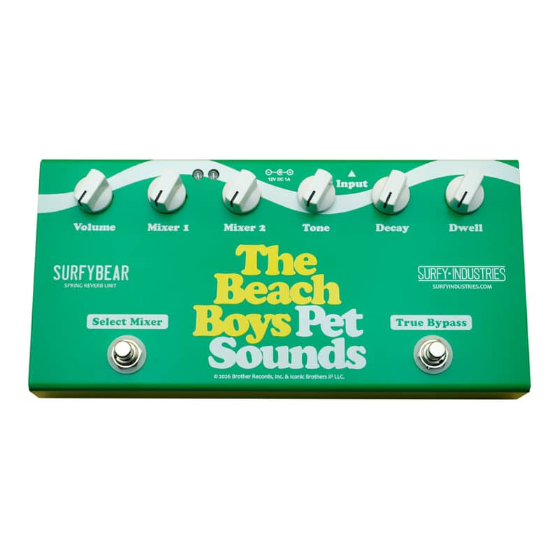 Surfy Industries The Beach Boys Pet Sounds Reverb Unit Limited Edition! 2026 - Green image 1