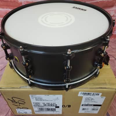 Pearl Matt Halpern 14x6" Black-on-Brass Powder-Coat Kit Snare Drum WorldShip NEW | Authorized Dealer image 10
