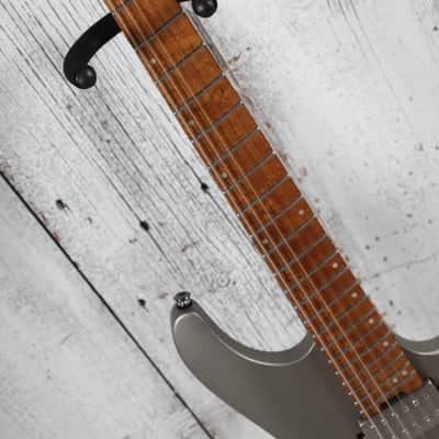 Ibanez QX52 Headless Solid Body Electric Guitar Metallic Gray Matte with Gig Bag image 10