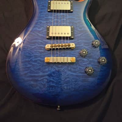 PRS SE Limited Edition McCarthy 594 Quilt Top blue burst RARE image 2
