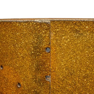 Vintage Rogers Gold Sparkle 16x16 Floor Tom Shell Only Dayton Grey Interior Gold Sparkle image 5
