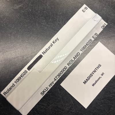 ORIGINAL Roland Replacement E/B Key (106H028) for Juno-6/60/106, Jupiter-6/8, HS-60, SH-101, VK-09, JX-3P