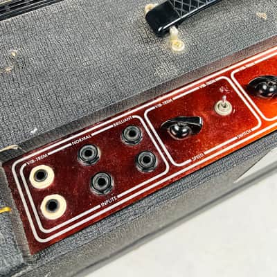 Vox AC30 Bass 2x12" Combo Amplifier 1964 - Black image 5