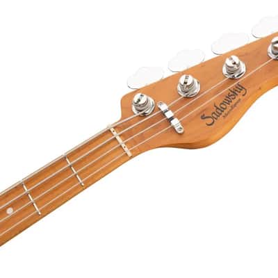Sadowsky MetroExpress 21-Fret Vintage M Bass, Roasted Maple Fingerboard, 4-String - Solid Champagne Metallic High Polish image 7