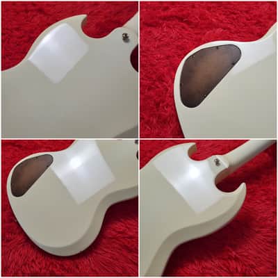 Super Rare 1989 Greco SS-70S - White - SG Special with 3 x Hot Lick P-90 Pickups - All Original - Made In Japan MIJ image 12
