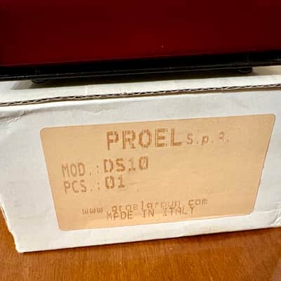 Extremely Rare PROEL ds-10 ds10 Blues Distortion Boost Overdrive 90s Made In Italy Guitar Bass Effect Pedal Klon Style image 2