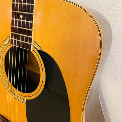 Hohner HG-06 Dreadnought Acoustic Guitar Made By Morris MIJ 1970’s - Gloss Natural image 9