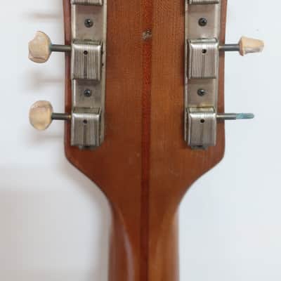 Vintage 1940s Regal Junior Jumbo Flattop Acoustic Guitar Project High Action & Chipped Kluson Tuner Buttons Lots Of Protentional Rare Original Chipboard Case & Case Candy image 18
