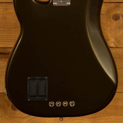 Fender American Ultra II Precision Bass - Ebony - Texas Tea image 4