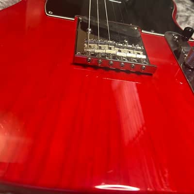 Fender American Standard Telecaster with Maple Fretboard 2008 - 2016 - Crimson Red Transparent image 3