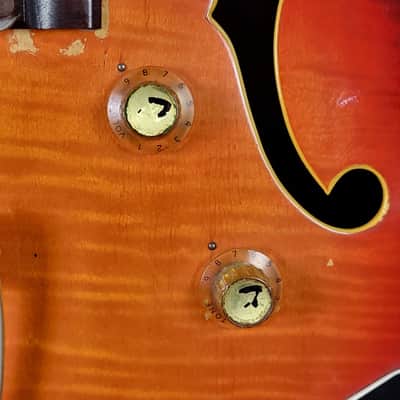 1962 Guild X-350 Stratford - Sunburst With OHSC image 18