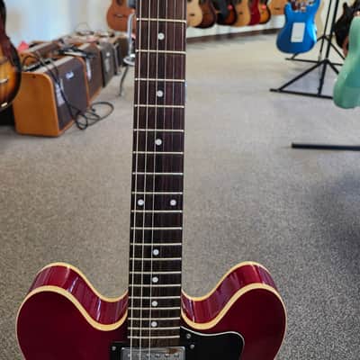 Used 2006 Epiphone Dot Semi-Hollow Electric Guitar, Made in Korea MIK - Cherry w/ Gibson Case image 5