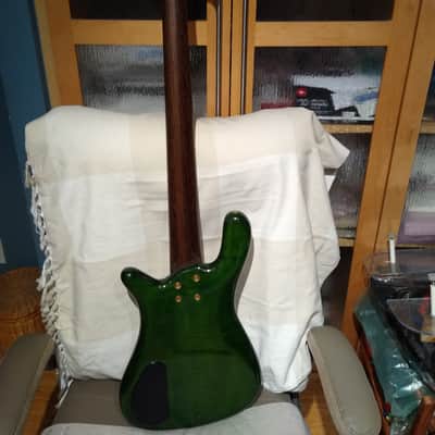Vintage Warwick Streamer LX 5 1997 - Transparent Emerald Green image 4