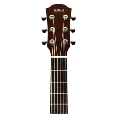 Yamaha Tobacco Brown Sunburst Parlor Guitar, Mahogany Back And Sides, Solid Spruce Top image 6