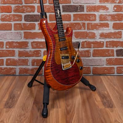 Knaggs Larry Mitchell Signature Severn Limited Edition #46 T1 Flame Maple Top/Neck Burgundy/Copper 2022 w/OHSC image 3