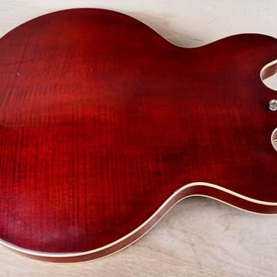 Greco SA-700 MIJ 1979 Wine Red Flame Top Vintage Japan Maxon U-2000 Pickups w/ Hard Case image 14